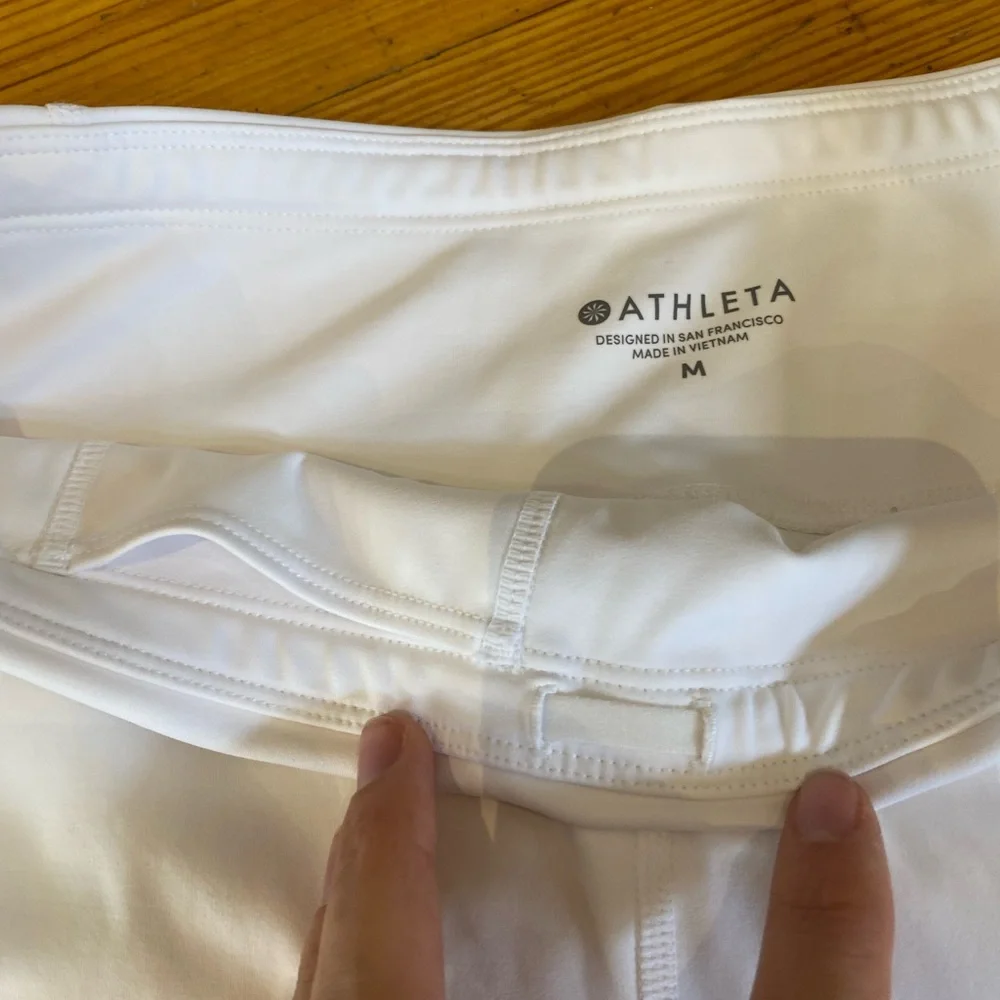 2 Athleta white leggings - Picture 4 of 9